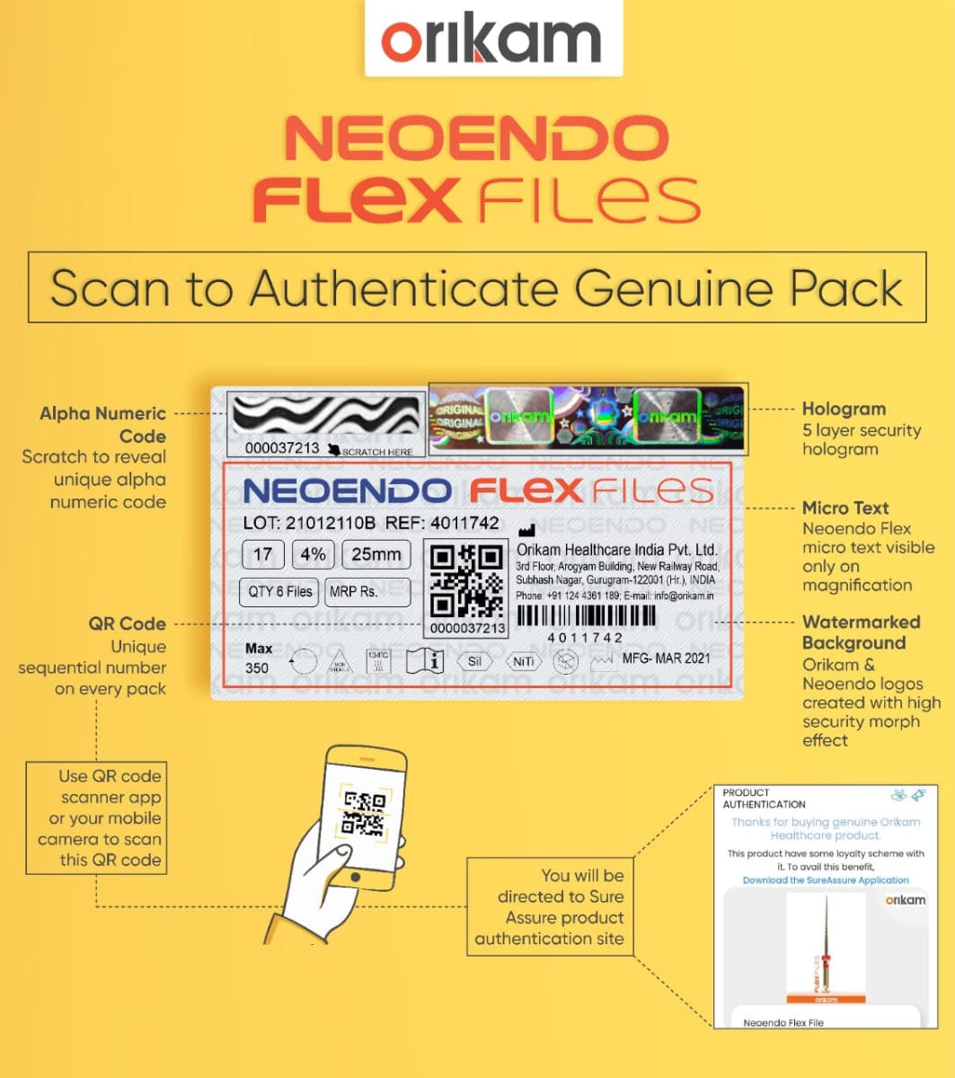 Neoendo Flex Files 20-6-21mm